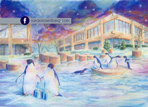 Winter Wonderland at Parker University - Sara Jo Rosenberg Artwork