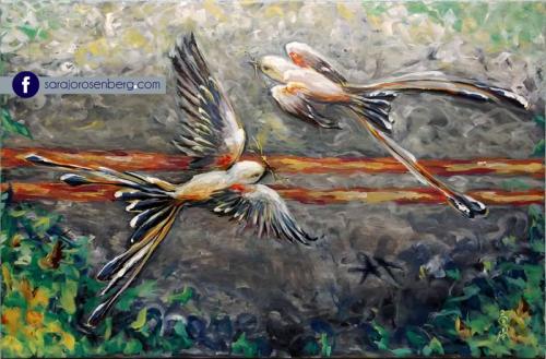 Playing in Traffic - Sara Jo Rosenberg Artwork